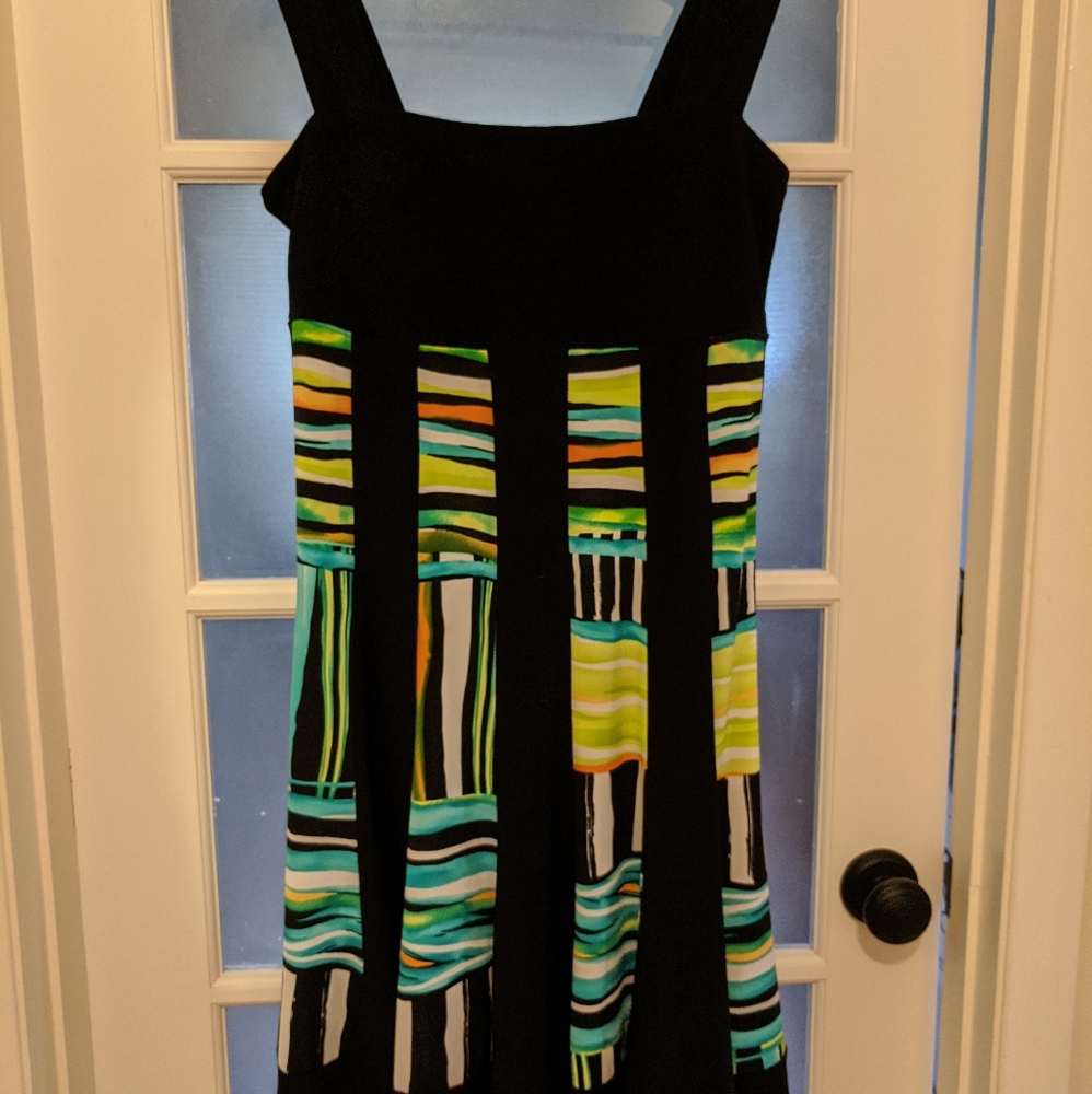 Colour block dress